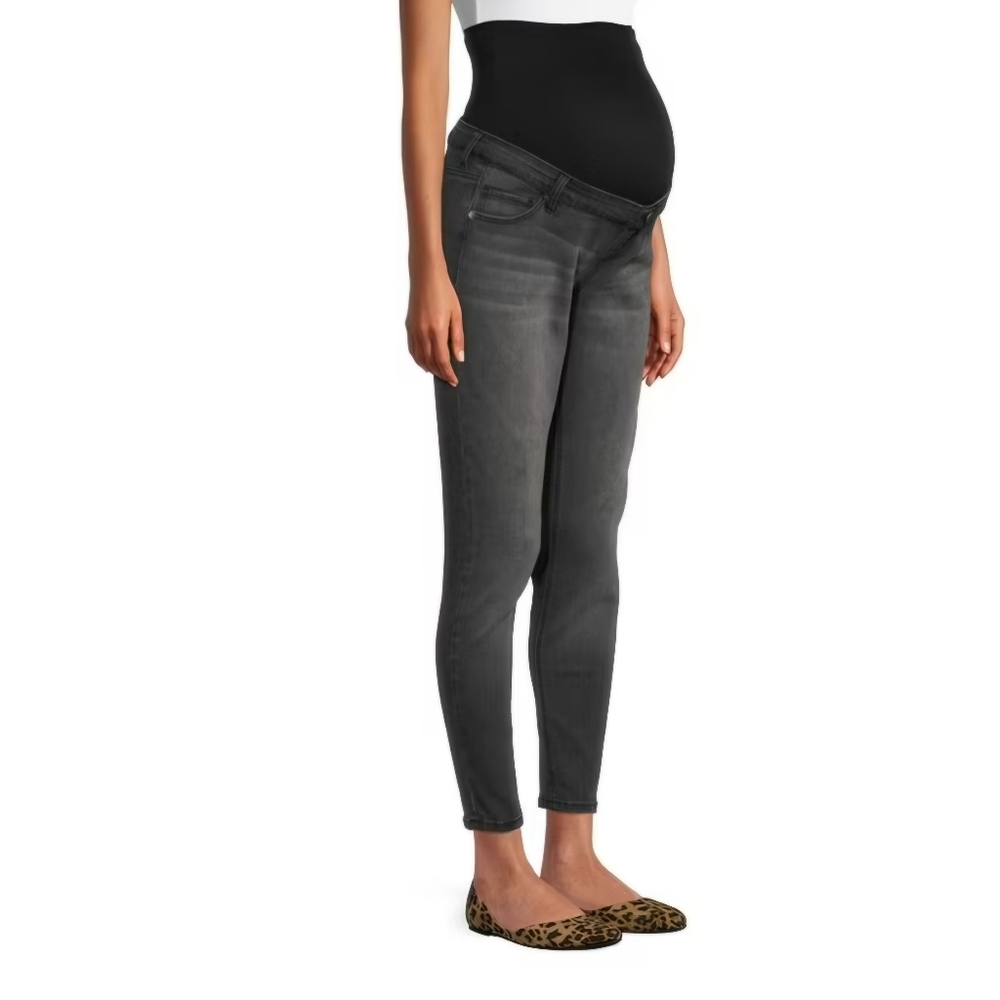 NWT Time and Tru Maternity Skinny Jeans Size Small Color Charcoal Grey